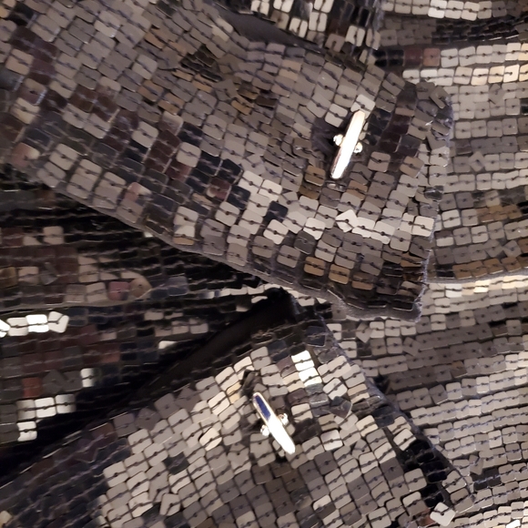 Cheetah B Sherri Bloom Peter Noviello Vintage Evening Blouse Size S - Picture 9 of 9